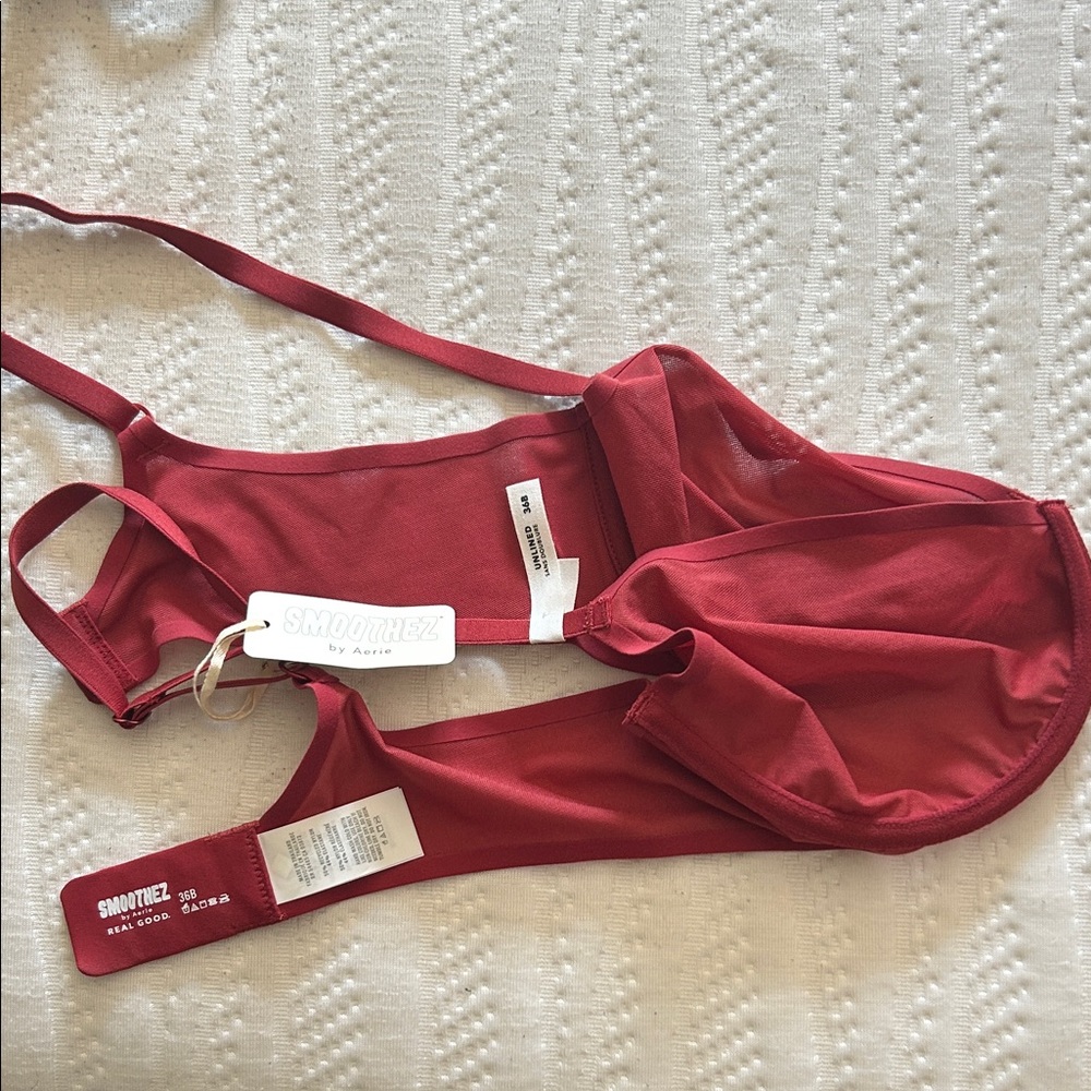 Aerie Smooth Red Bralette